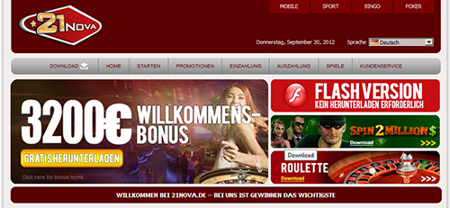 21nova online casino