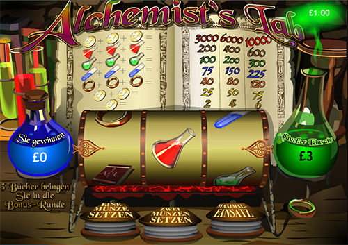 alchemists lab single-line online slot