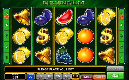 burning-hot online slot