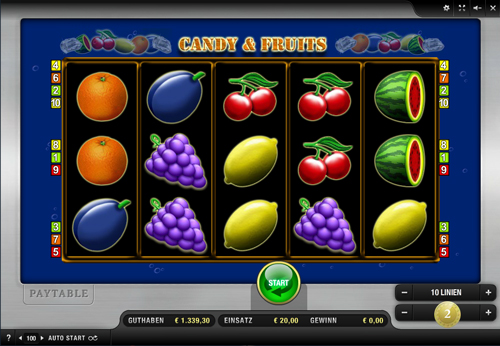 candy and fruits online slot von merkur