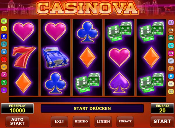 Casinova Slot Vorschau