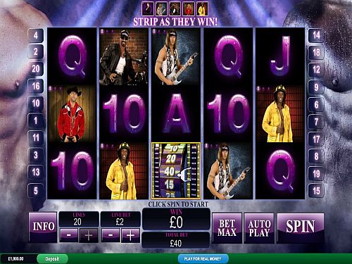 Chippendales Online Slot