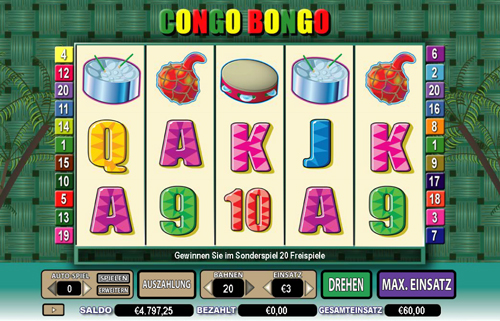 online slot congo bongo im intercasino