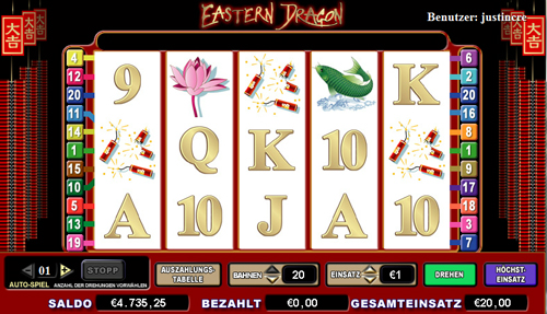 online slot eastern dragon im intercasino spielen