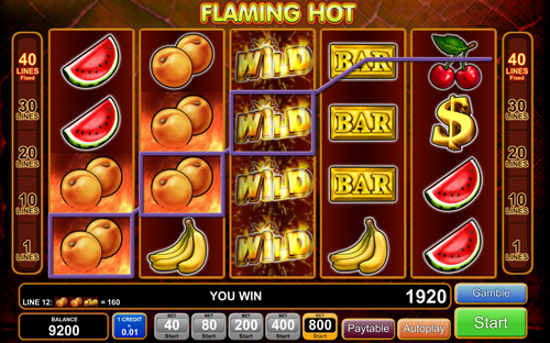 flaming-hot online slot