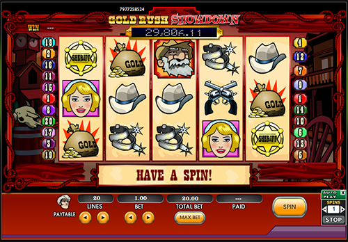 gold rush showdown online slot im 888 casino