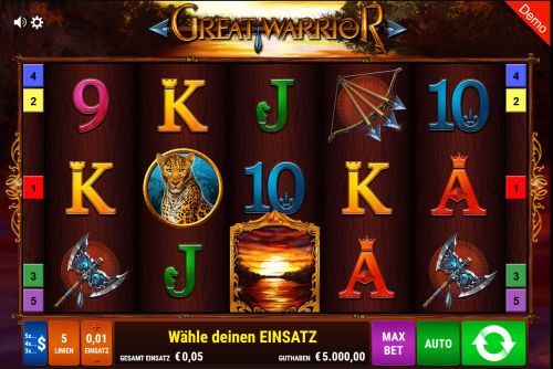 Great Warrior Slot Vorschau