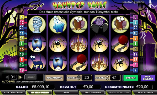 online slot hounted house im intercasino