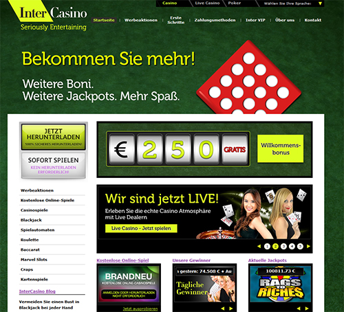 das online casino intercasino