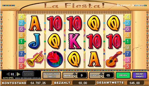 online slot la fiesta im intercasino