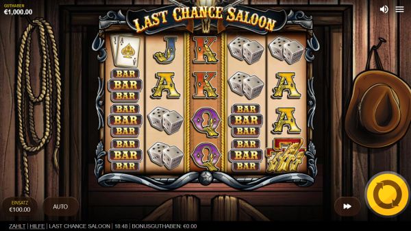 Last Chance Saloon Vorschau