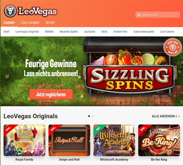 Leo Vegas Casino Vorschau