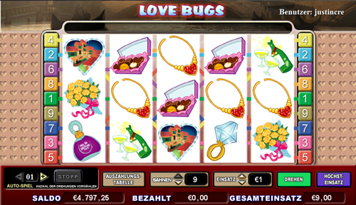 online slot love bugs im intercasino