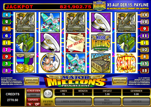 major millions online slot im spinpalace casino