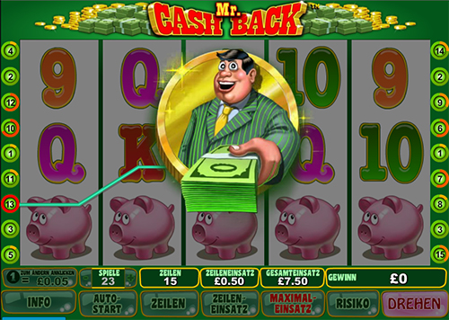 online slot mr cash back im william hill casino