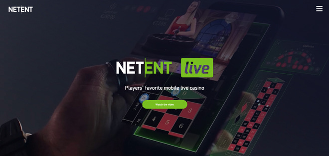 NetEnt Live Casino Banner