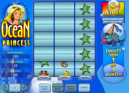 multispin online slot ocean princess im william hill casino