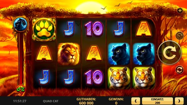 Quad Cat Slot Vorschau