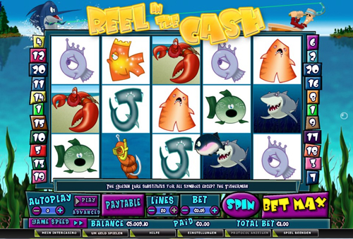 reel in the cash online slot im intercasino