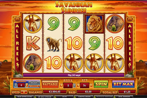 savannah sunrise online slot im intercasino