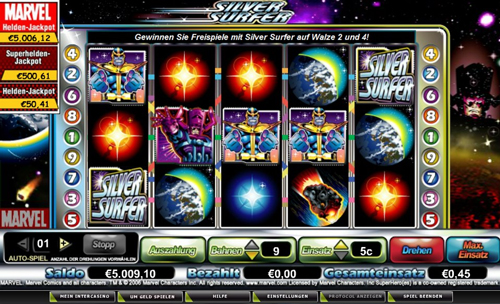 online slot silver surfer im intercasino