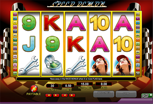 online slot speed demon im 888 casino