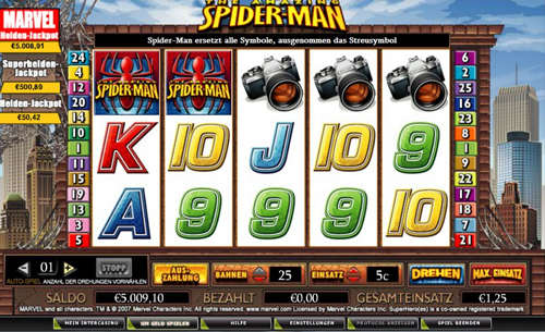 spider man online slot im intercasino