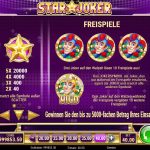 Star Joker Gewinne