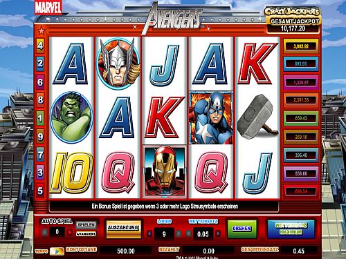 The Avengers Spielautomat