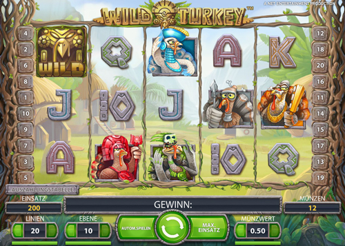 wild turkey online slot im mr green casino